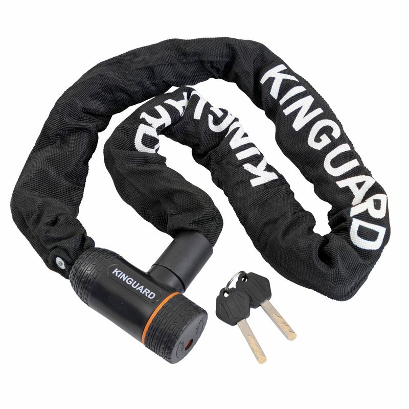 cadeado com corrente encapada jpp kinguard 10x1200cm 2 preto (mp)