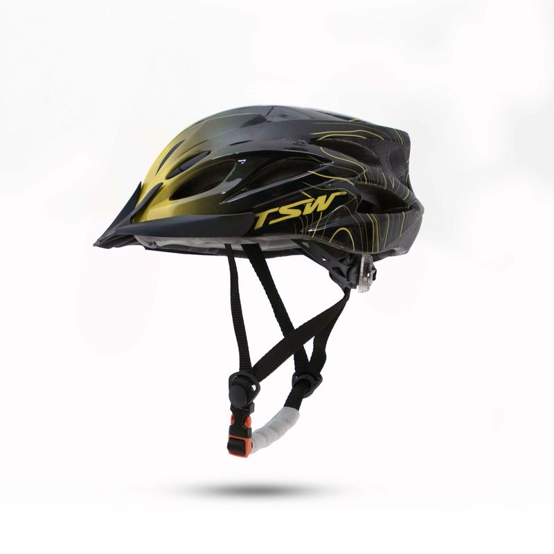 capacete mtb jpp tsw raptor 3 led preto e amarelo 57-61 (mp)