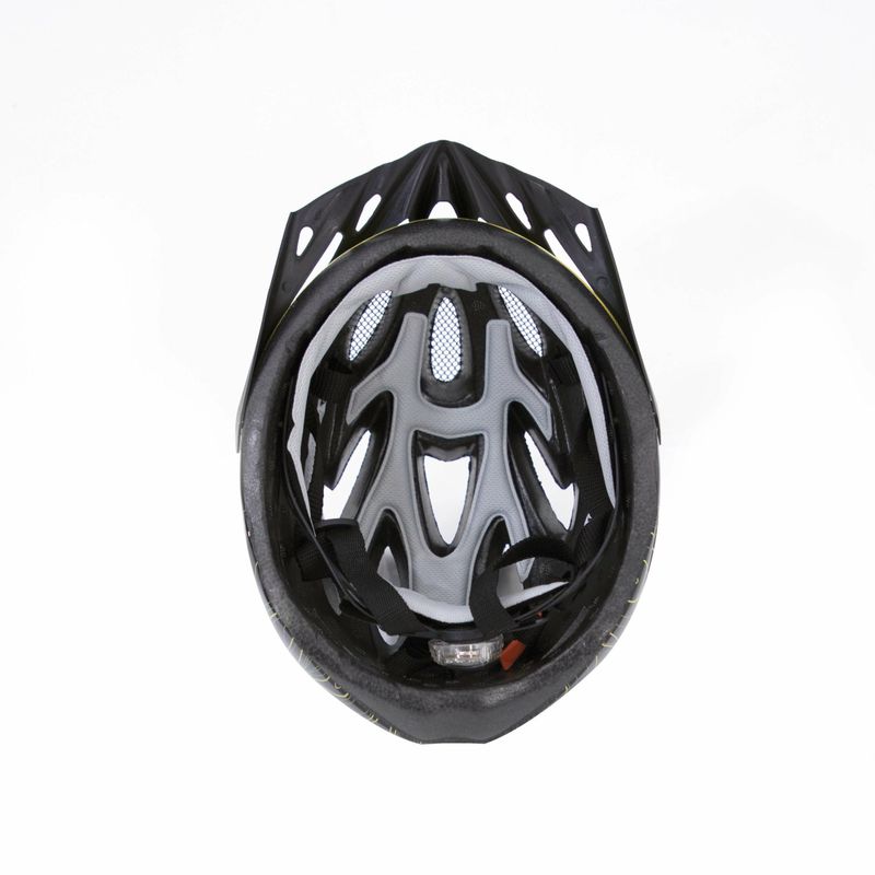 capacete mtb jpp tsw raptor 3 led preto e amarelo 57-61 (mp)