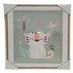 quadro decorativo infantil zoo decore 30x40x2,5cm (mp)