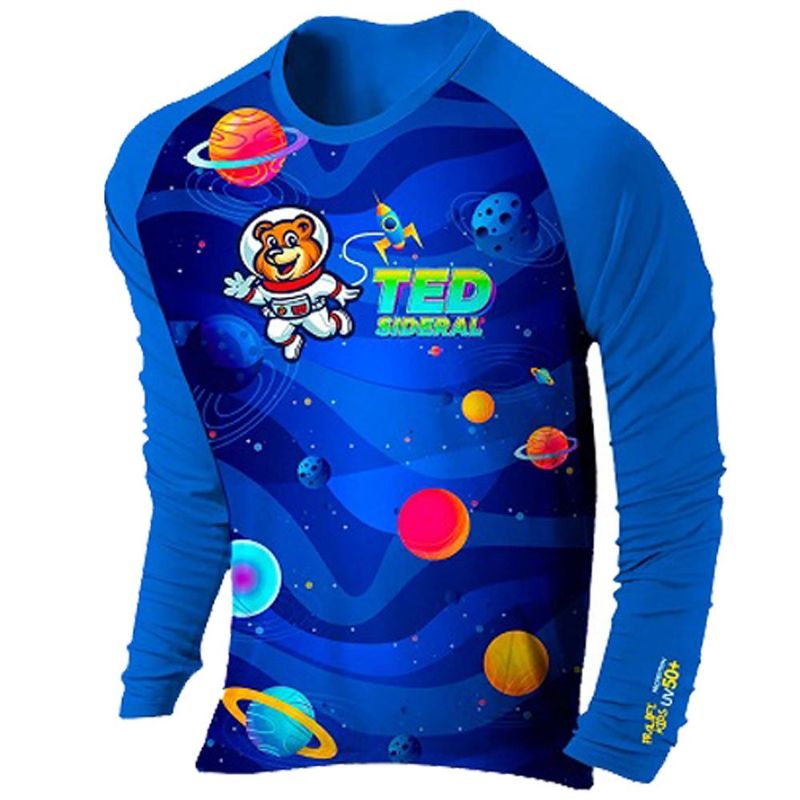 blusa infantil proteção solar uv50+ prolife ted 2 anos 00502 (mp)
