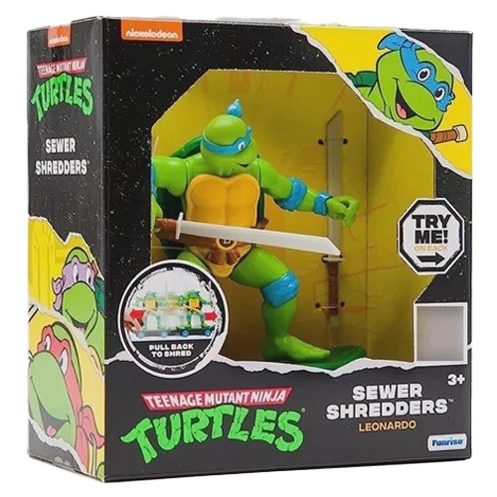 Boneco Tartaruga Ninja Leonardo Sewer Shredders 7407