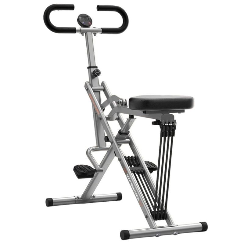 máquina sportsroyals para treino glúteos, coxas, abdominais 330 libras cinza a-bi