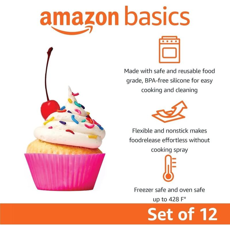 formas amazon redondas de silicone 12 unidades colorido a-mbi