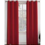 cortina sun zero isolamento térmico blackout vermelho a-mbi