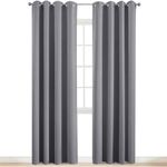 cortina yakamox isolamento térmico blackout cinza a-bi