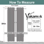 cortina yakamox isolamento térmico blackout cinza a-bi