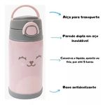 garrafa térmica infantil buba 400ml gumy rosa 12110 (mp)