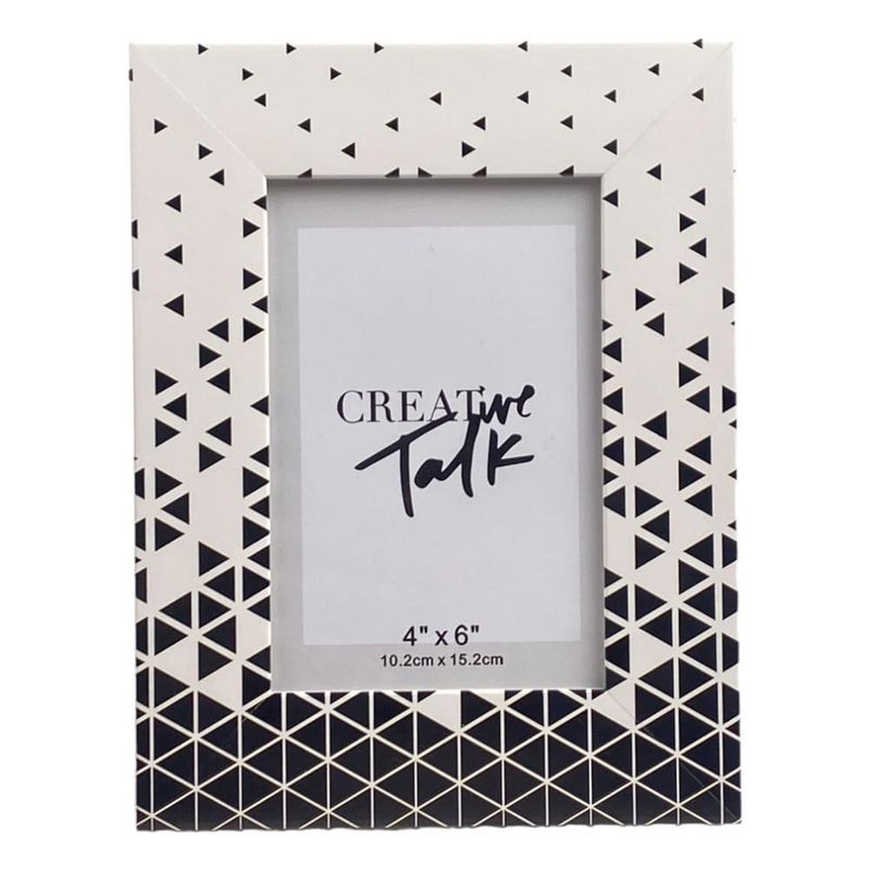 porta-retrato noritex branco/preto 420-5610010