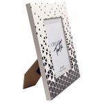 porta-retrato noritex branco/preto 420-5610010