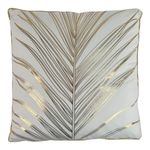 almofada noritex branco/dourado 45x45x3cm 426-49414