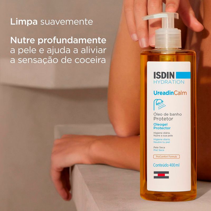 óleo de banho isdin ureadin calm oleogel 400ml