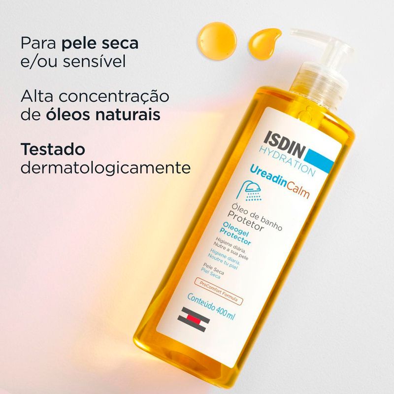 óleo de banho isdin ureadin calm oleogel 400ml