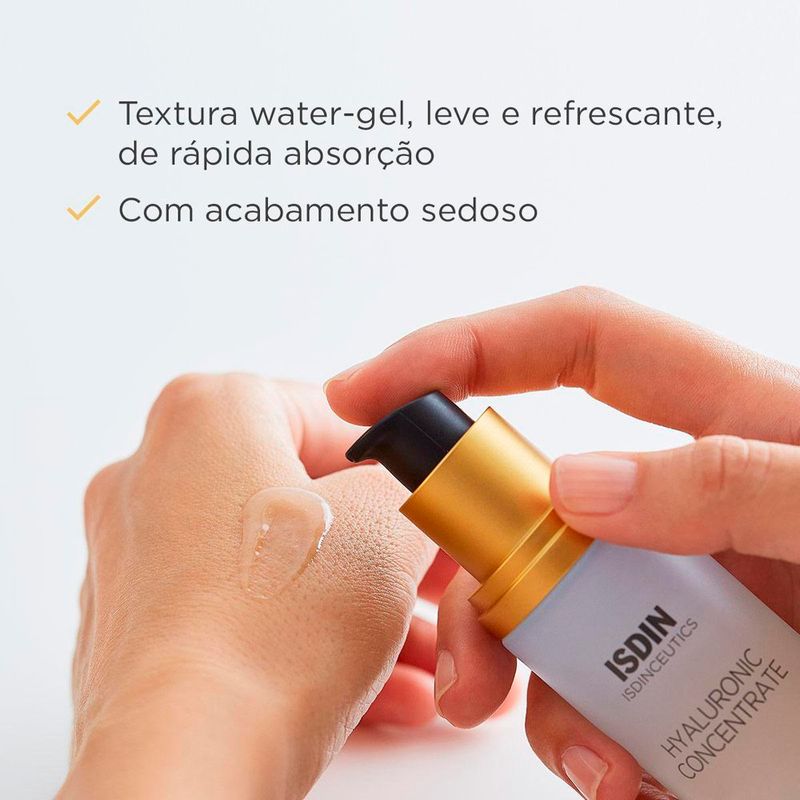 sérum ácido hialurônico isdin hyaluronic concentrate 30ml