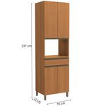 kit forno 4 portas kappesberg maxxi canela g751
