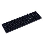 teclado maxprint oficeeasy com fio usb2.0 preto