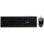 kit teclado e mouse maxprint com fio cf1001 usb2.0 preto