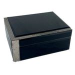 porta-joia noritex 15x19x8cm 455-31500 preto