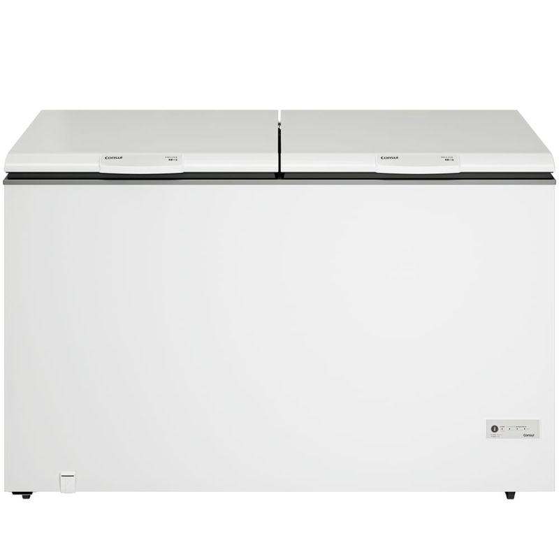 freezer horizontal consul 534 litros 2 portas 127v branco chb53eb