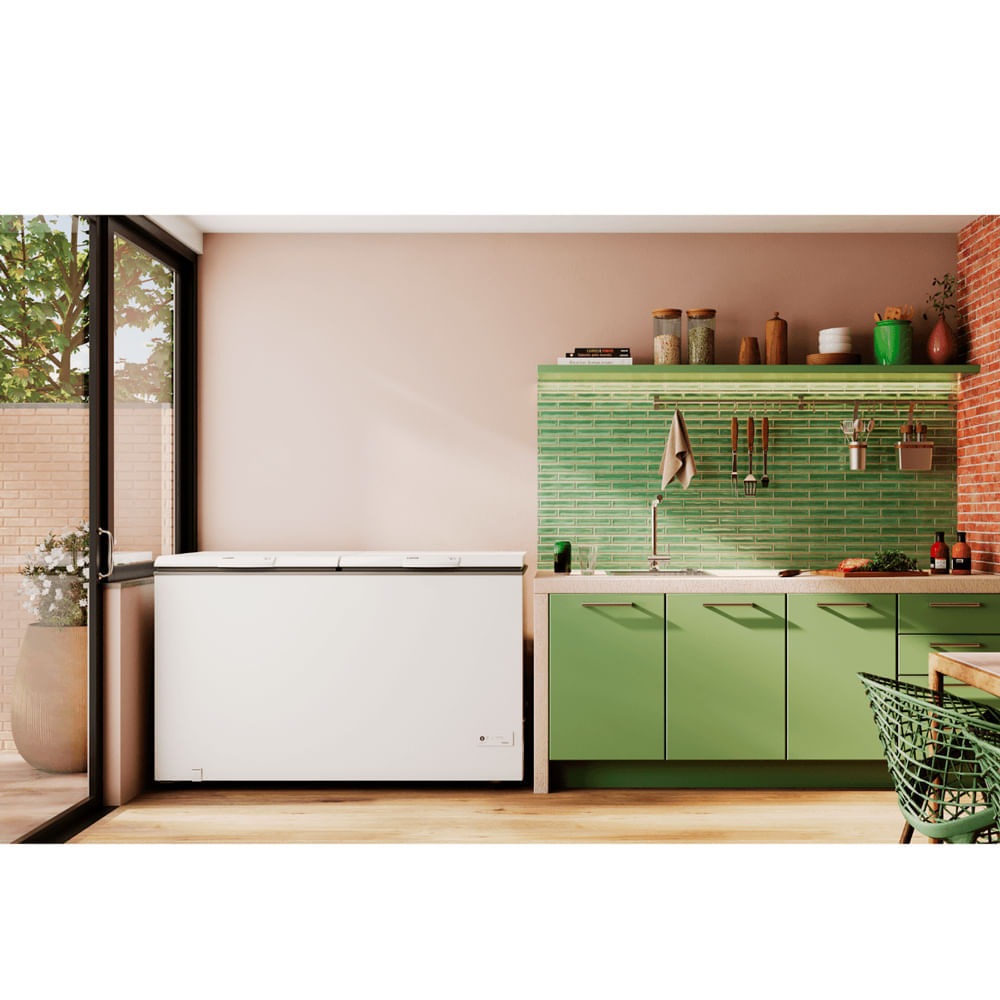 Freezer Horizontal Consul 534L 2 Portas 127V Branco