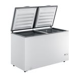 freezer horizontal consul 534 litros 2 portas 127v branco chb53eb