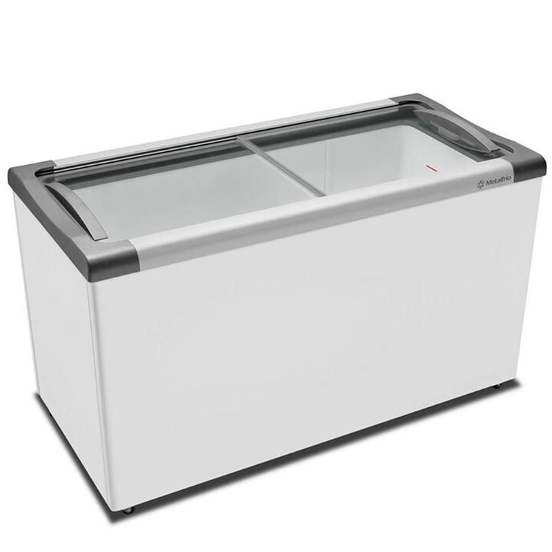 freezer metalfrio horizontal 388l nf40sbb001