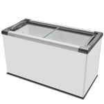 freezer metalfrio horizontal 388l nf40sbb001
