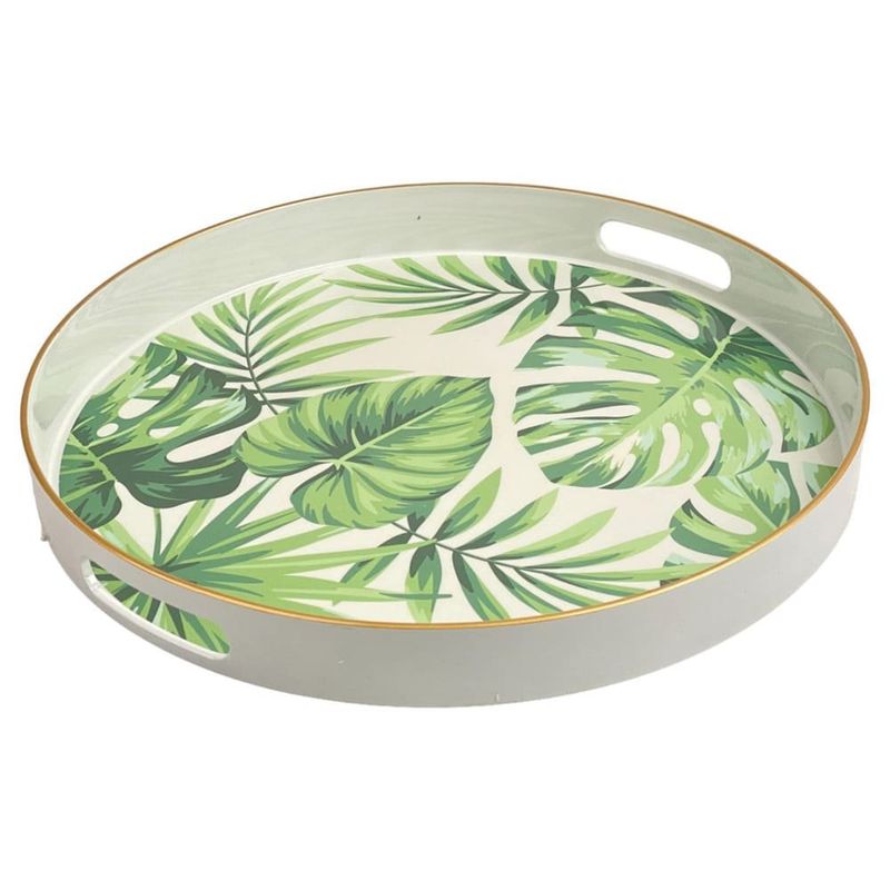 bandeja redonda noritex folhas 35x4 420-1010087