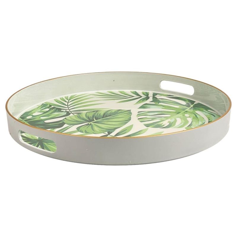 bandeja redonda noritex folhas 35x4 420-1010087