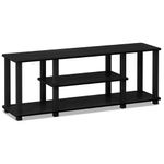 rack para tv até 50" furinno preto a-bi