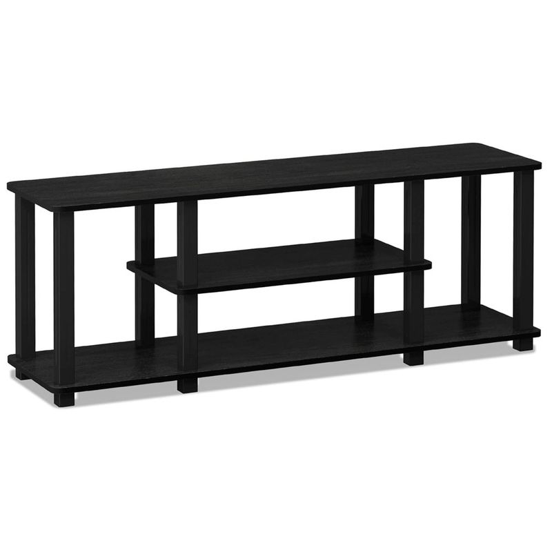 rack para tv até 50" furinno preto a-bi