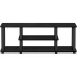 rack para tv até 50" furinno preto a-bi