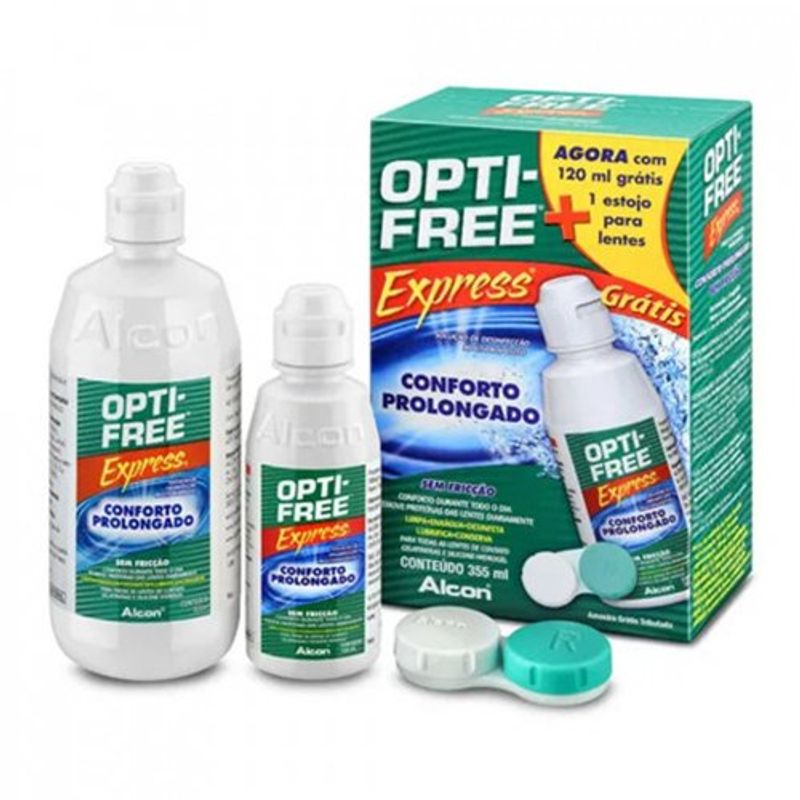 opti-free express solução oftálmica