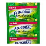 flogoral 4 pastilhas com sabor menta