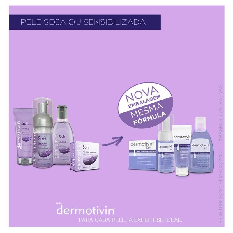 sabonete líquido dermotivin soft 70ml