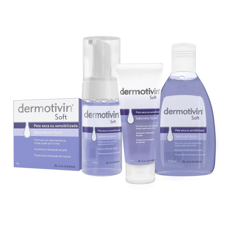 sabonete líquido dermotivin soft 70ml
