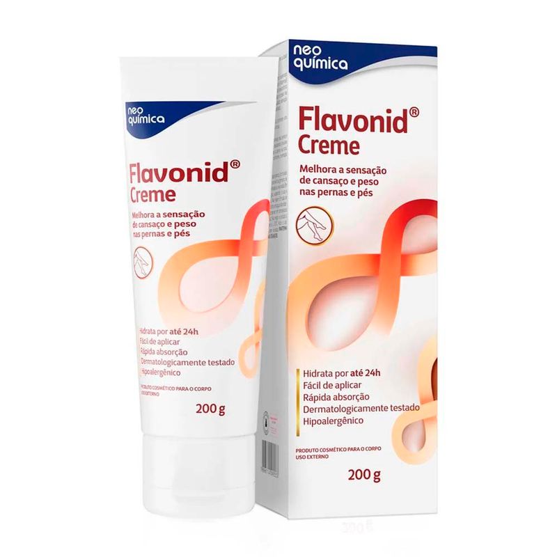 flavonid 200g creme para pernas cansadas neo química