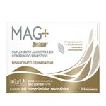 mag+ quelatus bisglicinato de magnésio 60 comprimidos revestidos momenta