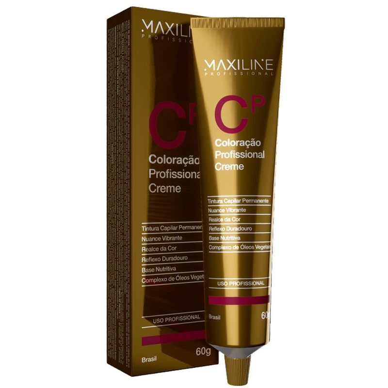 coloração maxiline 7.44 louro médio cobre intenso (mp)