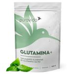 suplemento alimentar puravida glutamina+ 300g