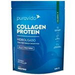suplemento alimentar puravida colágeno hidrolisado collagen protein 450g