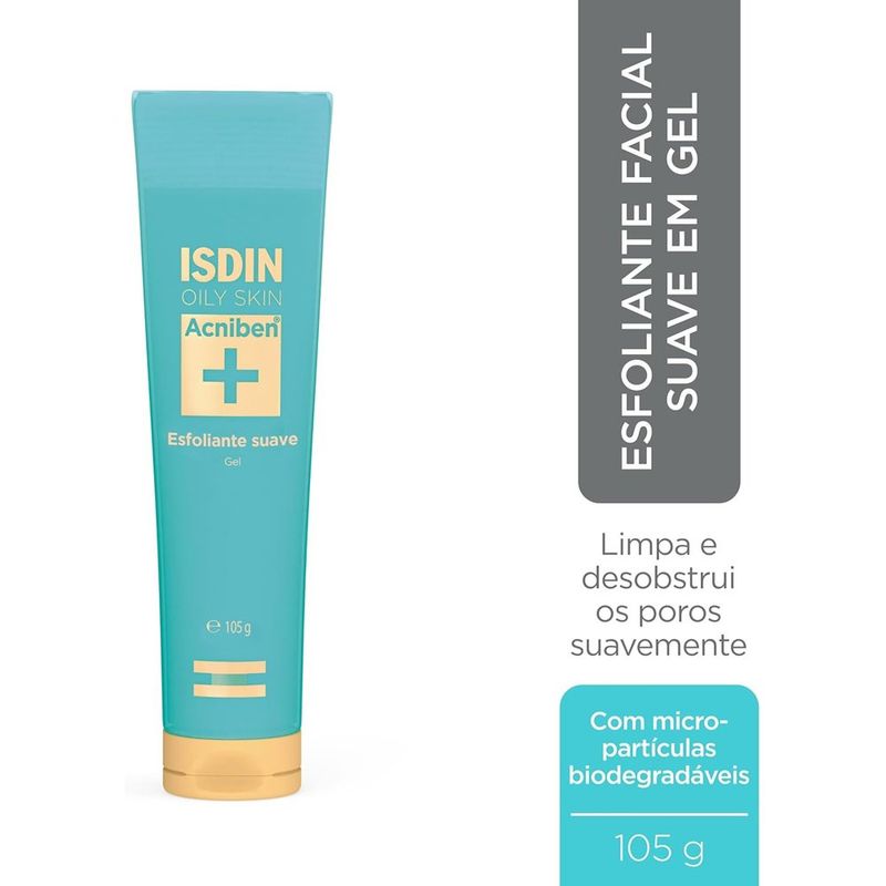 esfoliante facial em gel isdin acniben 105g