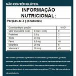 suplemento spirulina orgânica v2 puravida 500mg 60 cápsulas