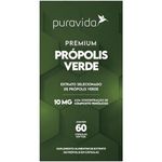 própolis premium verde puravida 60 cápsulas