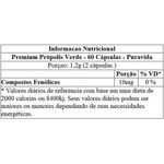 própolis premium verde puravida 60 cápsulas