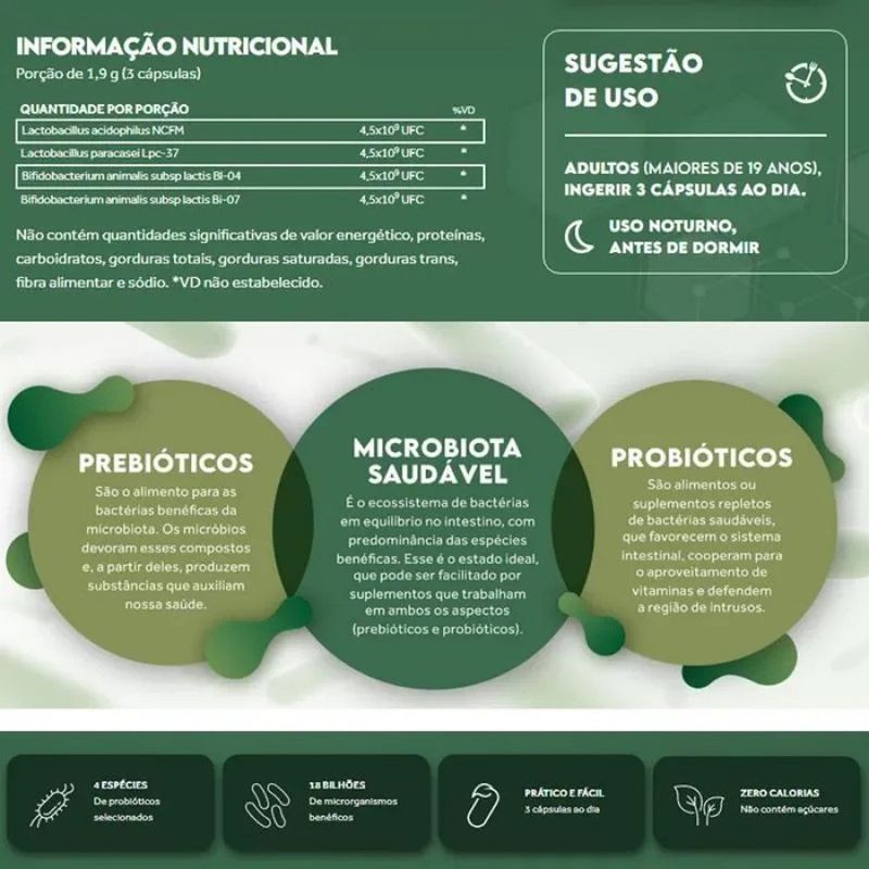 suplemento purabiotics puravida 30 cápsulas