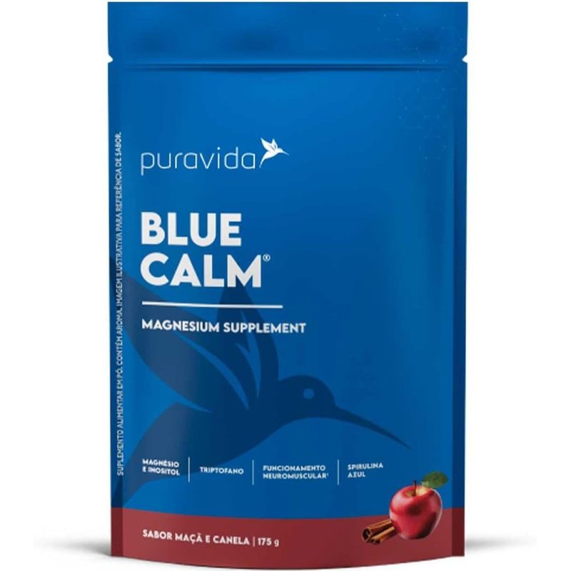 suplemento blue calm puravida maçã e canela 175g