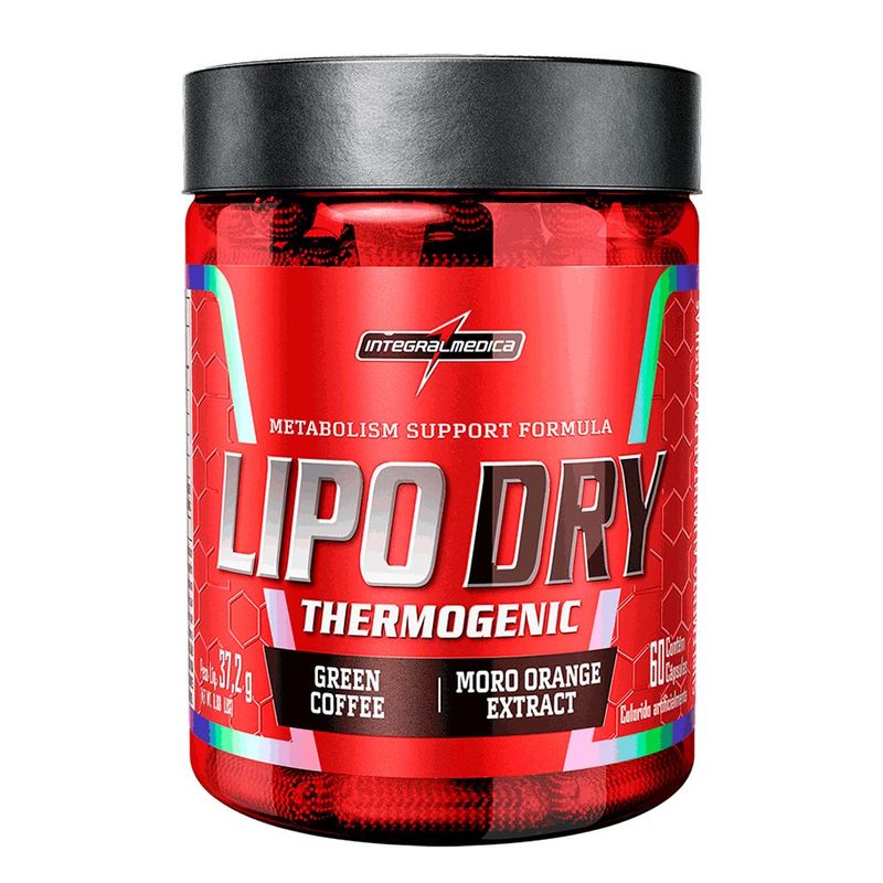 lipo dry termogenico 60 capsulas