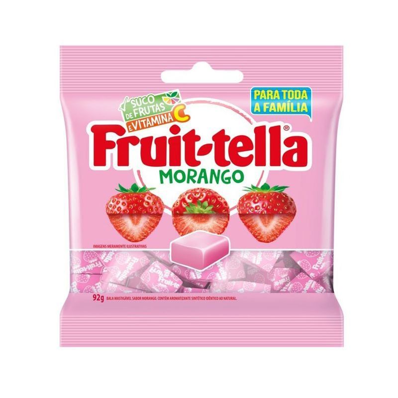 bala fruitella vitamina c morango mix 92g