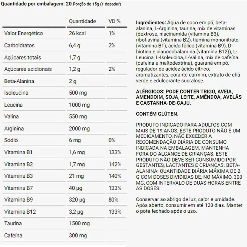 pré-treino dux nutrition mango twist 300g